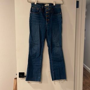 Madewell cali Demi boot jeans